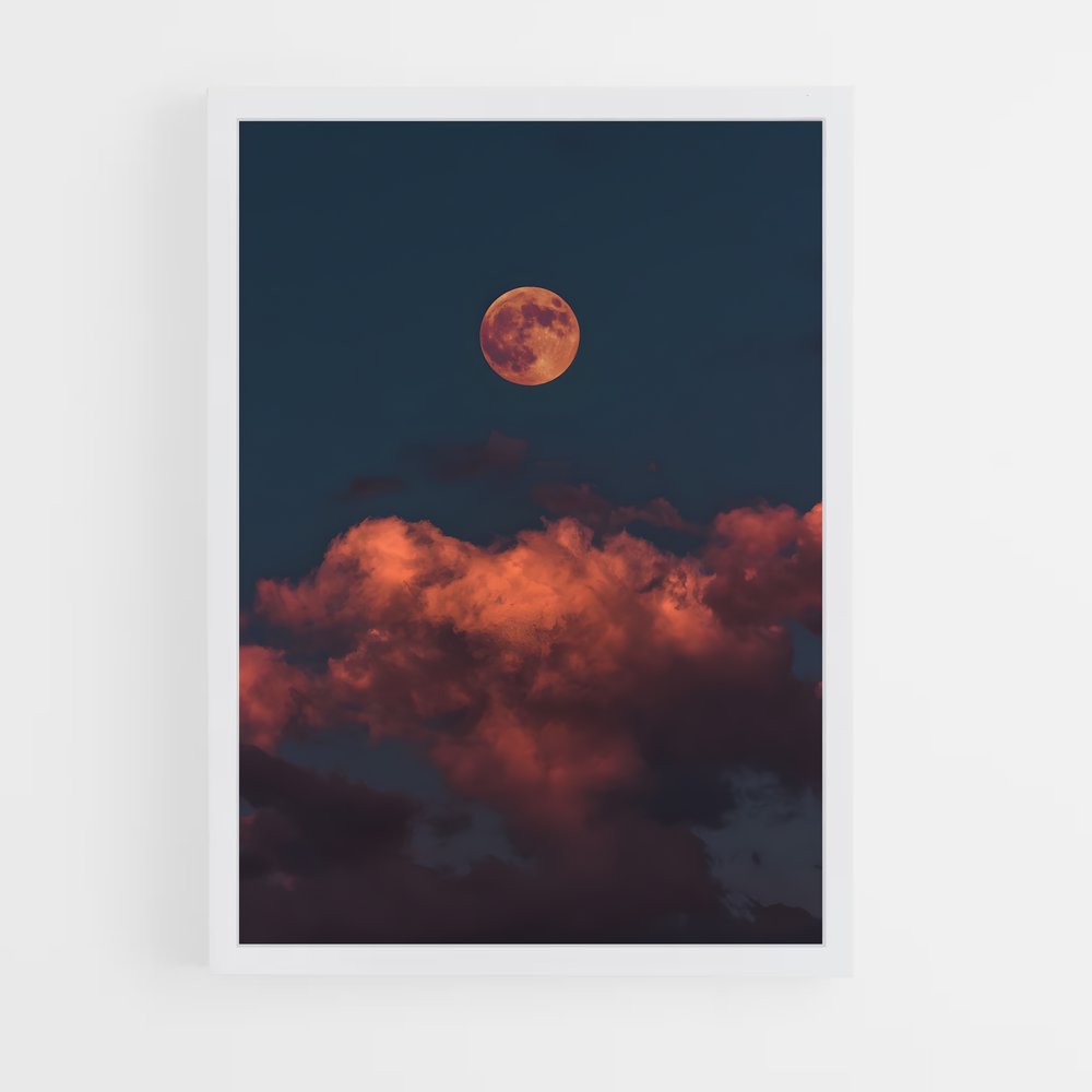 Poster magnifique de l'éclipse lunaire – affiche Univers (vue 3)